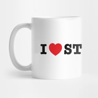 i love steemit t-shirt Mug